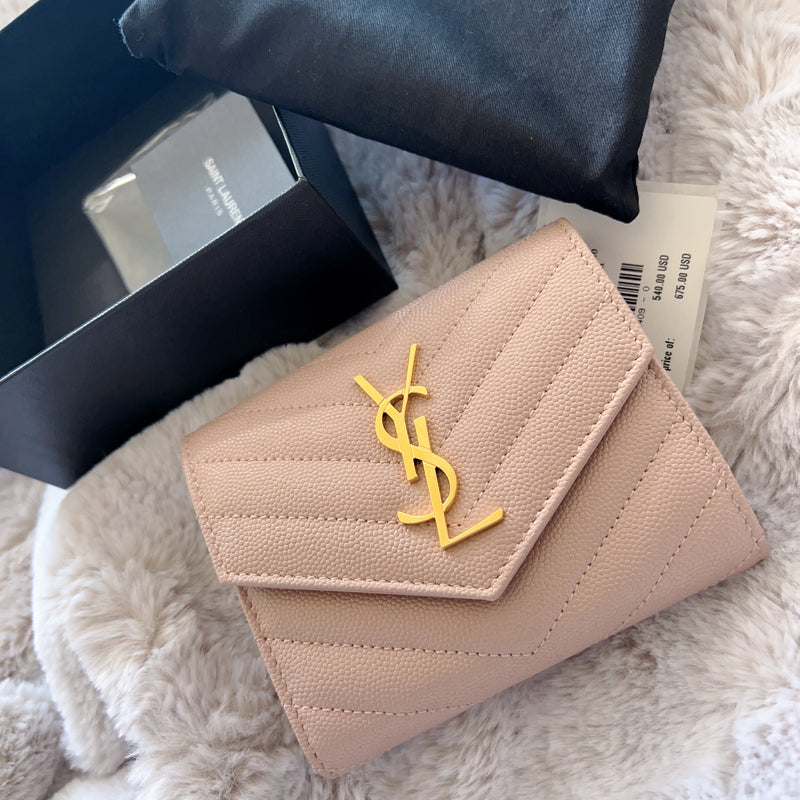 YSL Monogram 三摺皮夾 & 拉鍊卡片套