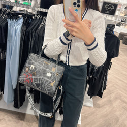 Karl Lagerfeld 手提地圖款式包