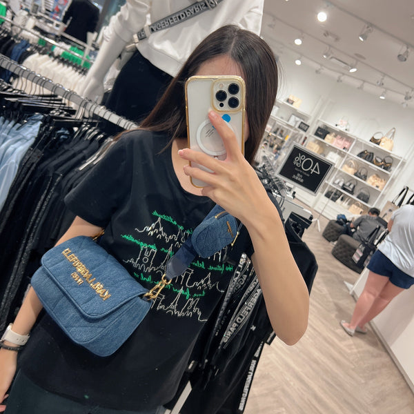 Karl Lagerfeld 牛仔側背包