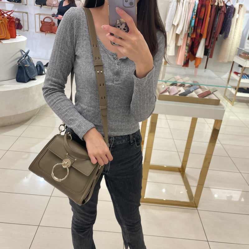 Chloe 橄欖綠肩背包