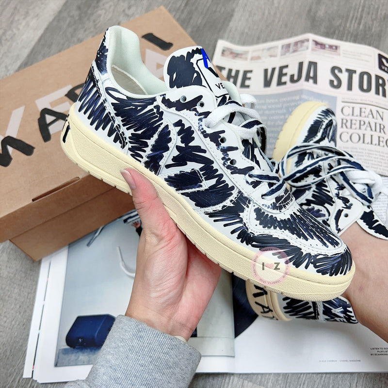 Marni x Veja 塗鴉黑運動鞋