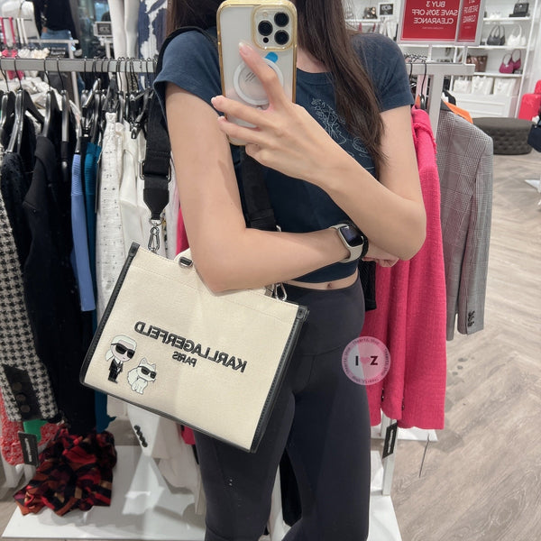 Karl lagerfeld 帆布托特包