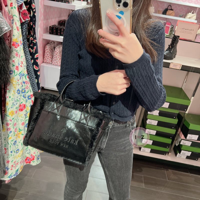 Kate Spade 毛毛拖特包