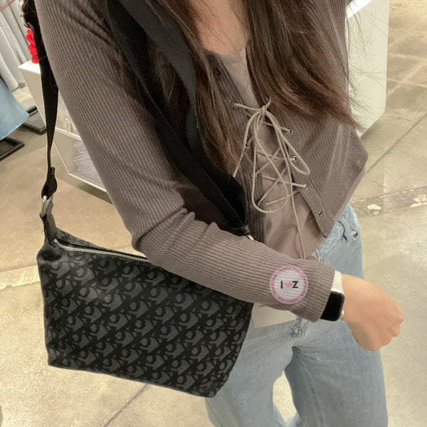 Calvin Klein Ultralight Logo Jacquard Shoulder Bag