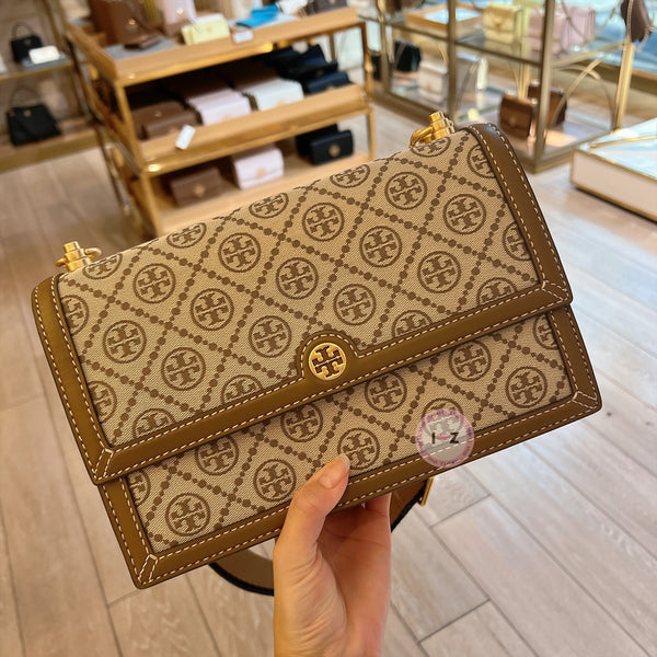 Tory Burch 專櫃老花風琴包