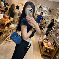 Tory Burch 牛仔小款雲朵包
