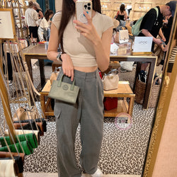 Tory Burch 橄欖綠托特包