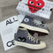 COMME des GARÇONS PLAY Gray Converse Edition Half Heart Chuck 70 Sneakers 質感灰
