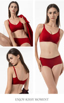 ^RUWEN開運紅內衣褲組ZA0801