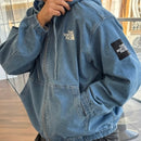 ^北臉山系機能丹寧連帽外套ZG2346