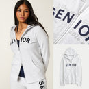 *Hollister女刷毛連帽拉鍊外套Zi2345