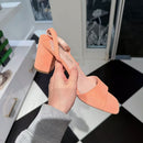 *KS女粉橘高跟鞋YCL2688