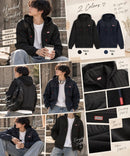 *Hunter拼接連帽外套ZJ1452