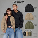 ^LIFEWORK摺疊納袋輕量鋪棉外套ZI2253