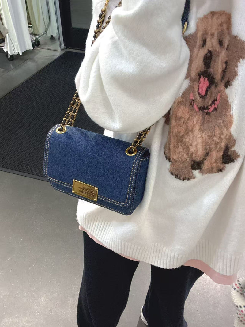 *YKL2073MJ牛仔金牌翻蓋包