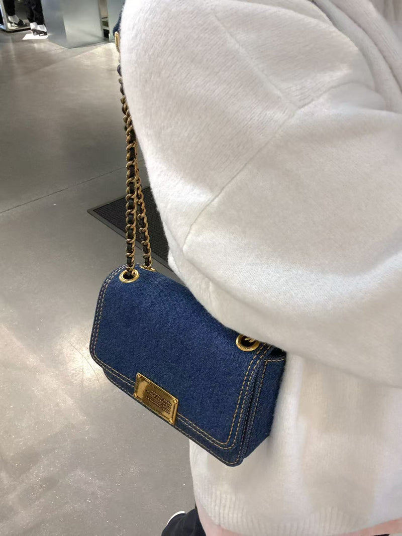 *YKL2073MJ牛仔金牌翻蓋包