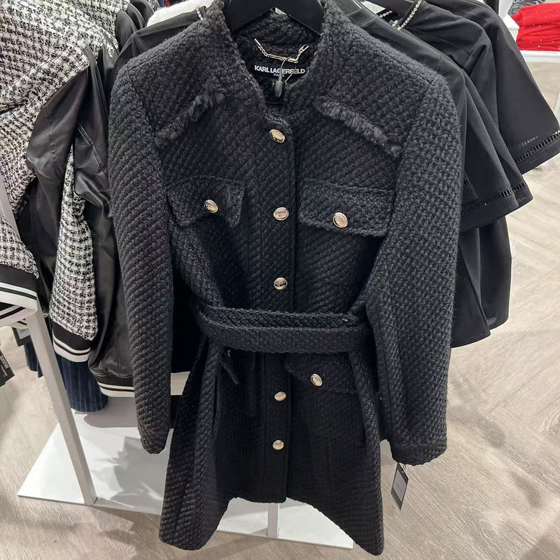 *YKL2132卡爾金扣長外套