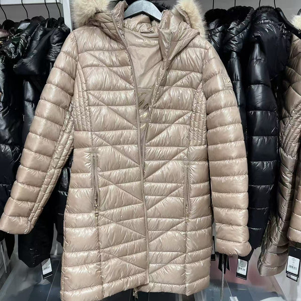 *YKL223卡爾香檳長外套