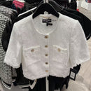 *YKL2127卡爾小香短袖上衣