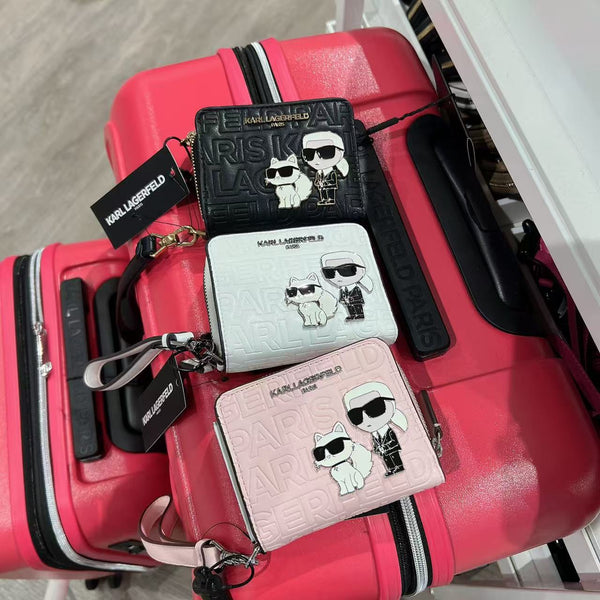 *YKL2133卡爾立體圖騰短夾