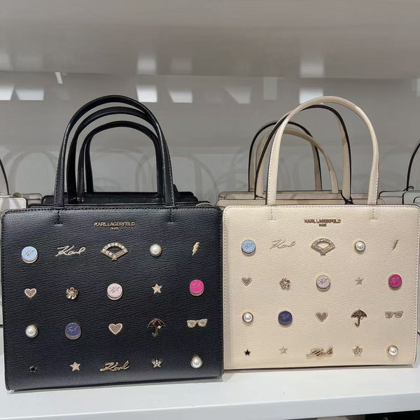 *YKL2142卡爾卡通釘釦手提包