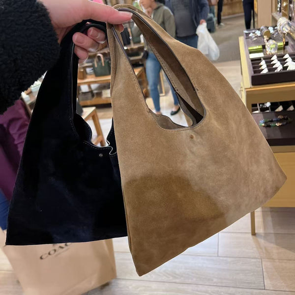 *YKL2708TB麂皮手提包小