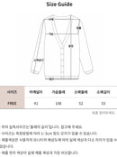 ^正韓鏤格紋提花綁帶罩衫ZH1747