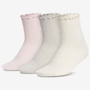 #愛迪達三葉草滾邊3雙襪子組ZD0760