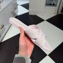 *KS女白綁帶拖鞋YCL2690