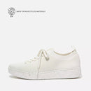 *Fitflop女rally彈力針織小白鞋ZB0456