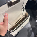 *MJ黑白撞色荔枝紋鏈條包ZJL0814