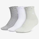 #愛迪達三葉草滾邊3雙襪子組ZD0760