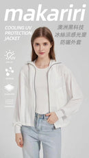 ^Makariri冰絲涼感光變防曬外套YG2910