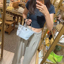 *TB尼龍金屬Logo迷你托特包ZIL2209