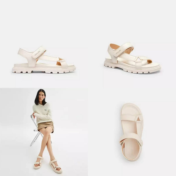 *Coach女涼拖鞋YH2910