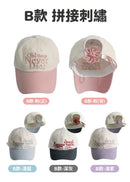 ^韓國ONGO花結綁帶棒球帽YL0240