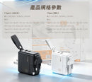 ^VOORCA45W氮化鎵多國萬國充電器Zi0199