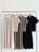 ^韓國三宅壓摺兩件套套裝ZD0143