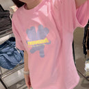 *MJHeaven聯名噴漆雙頭泰迪熊短袖T恤YFL30126