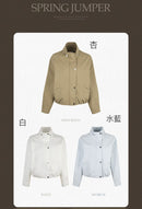 ^韓國立領拉鍊外套ZC1153