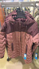 *Columbia女菱格拼色保暖外套ZCL0347