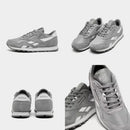*Reebok青年灰慢跑鞋ZE1981