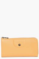 *Longchamp羊皮拉鍊長夾ZB0971