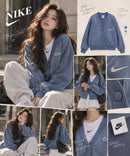 *Nike青年排釦V領針織外套ZJ1647