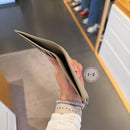 *Loewe杏翻蓋短夾ZF1377