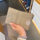 *Loewe杏翻蓋短夾ZF1377