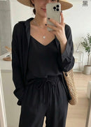 ^韓國襯衫三件套套裝ZC1155