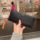 *Loewe黑薄款長夾ZA3094