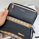 #BBR格紋拉鍊長夾A2432