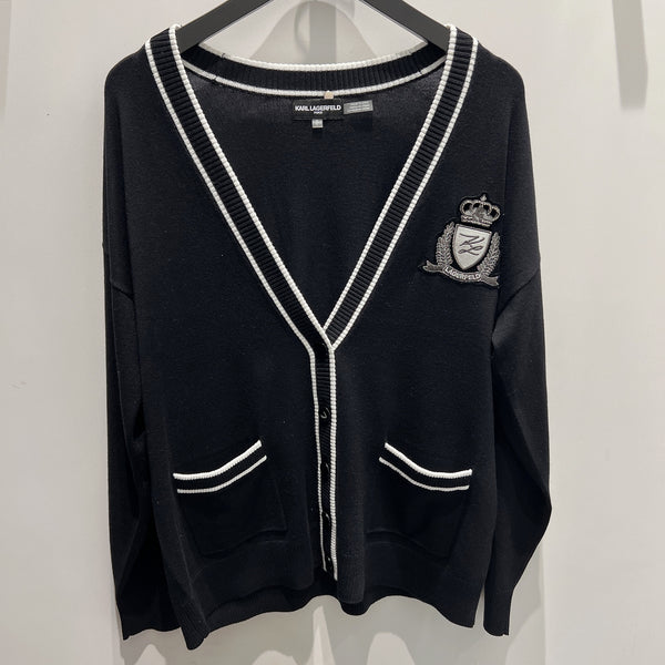 #卡爾女黑毛外套YHL2827